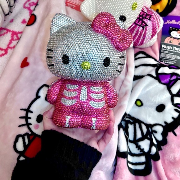 Hello Kitty Other - Hello Kitty Pink Skeleton & More! Please read description & look through photos!
